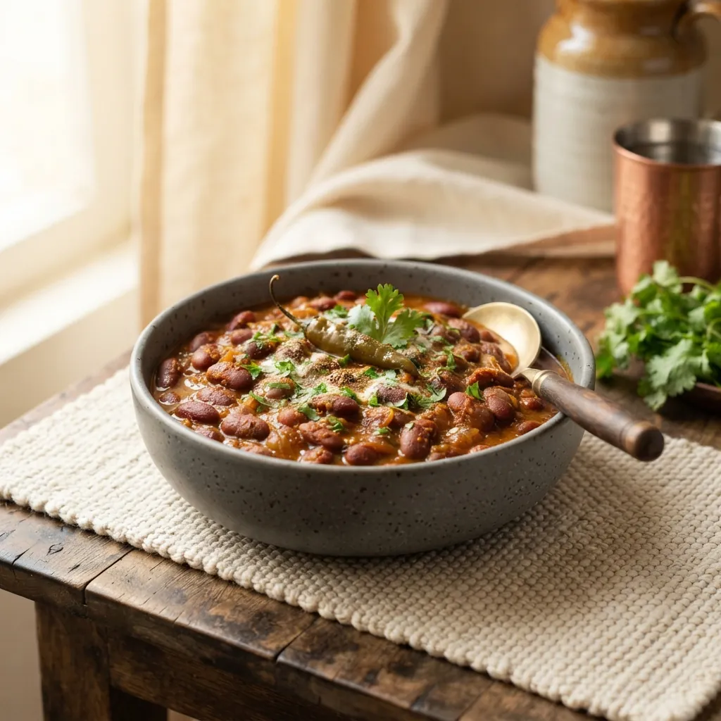 Rajma Masala served in a bowl